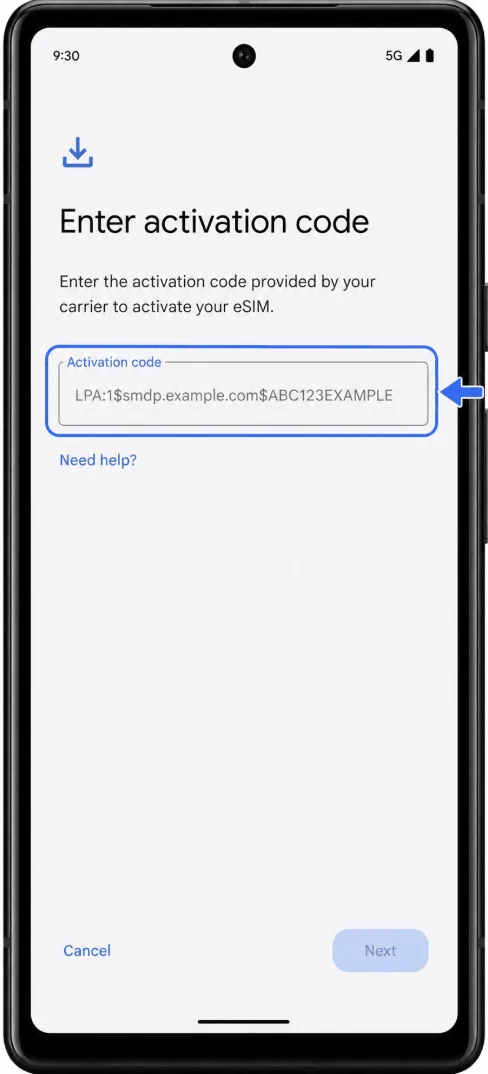 Activation Code 7A