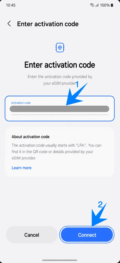Activation Code A54