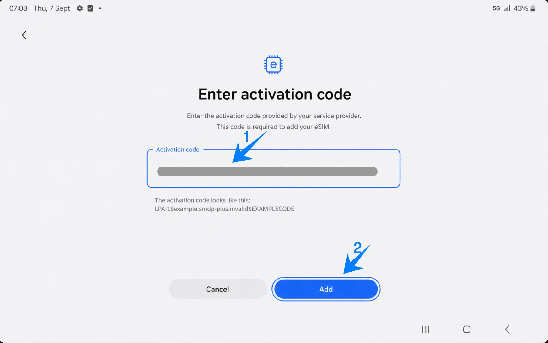 Activation Code Tab S9