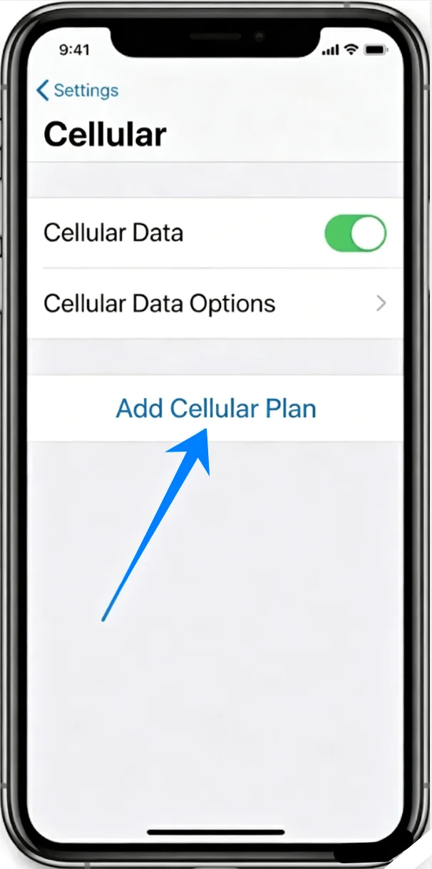 Add Cellular Plan XR