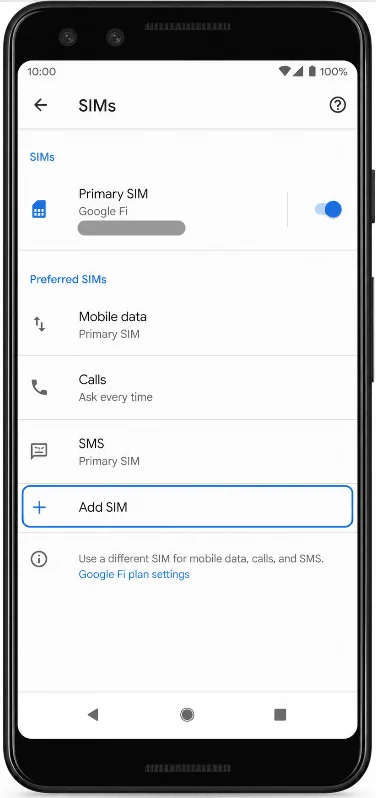 Add eSIM 3