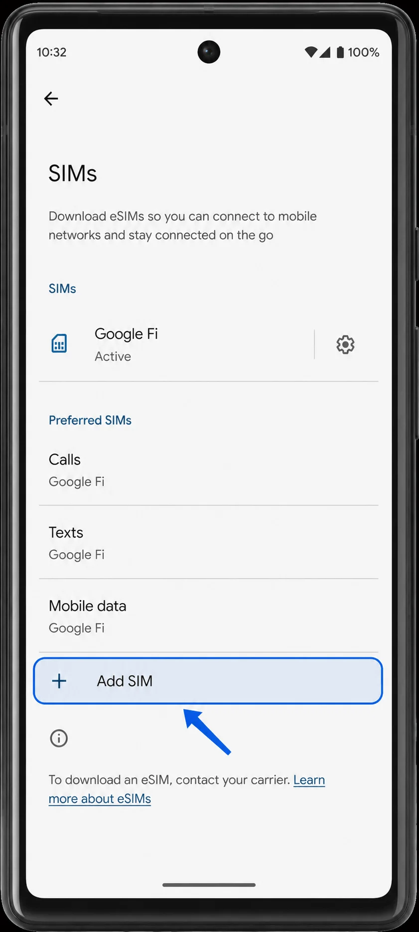 Add eSIM 6