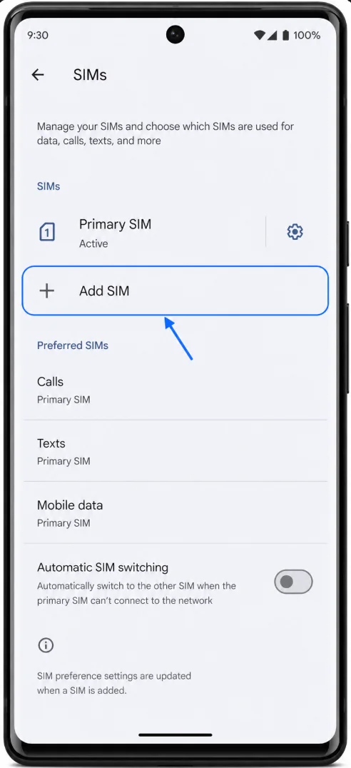 Add eSIM 6 Pro Add eSIM 6 Pro