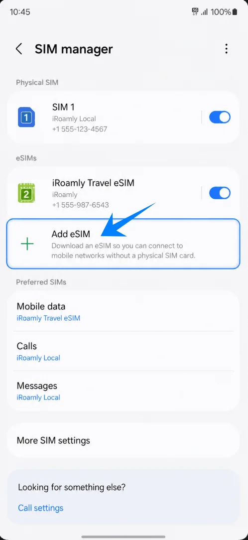 Add eSIM A17 Add eSIM A17