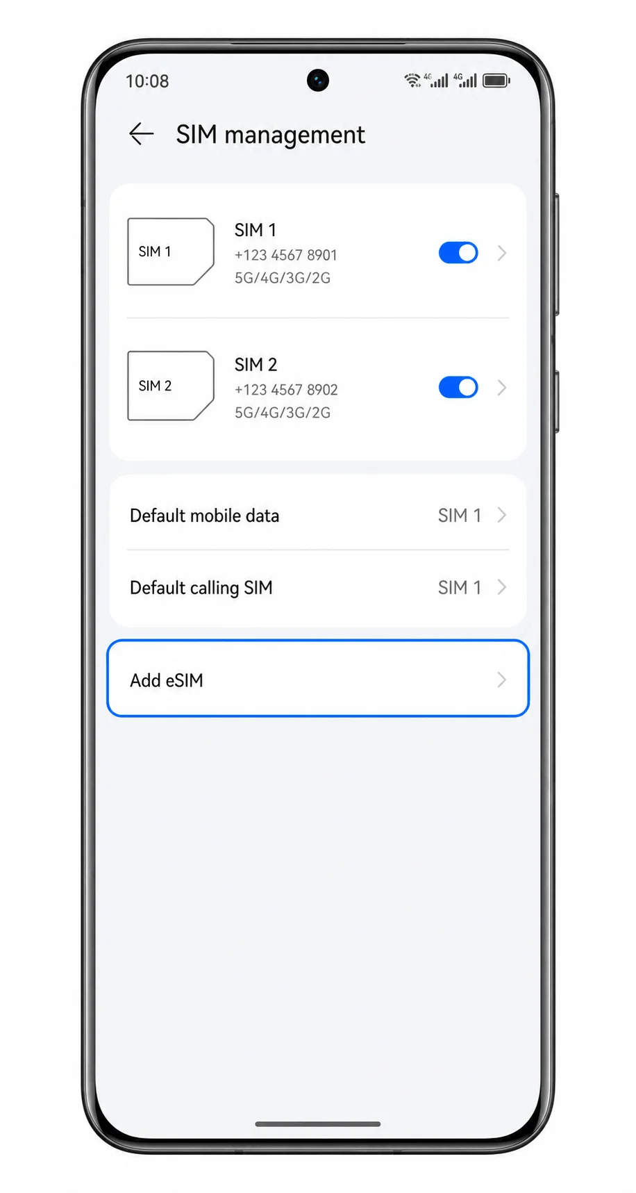 Add eSIM on Huawei Pura 70 Pro Add eSIM on Huawei Pura 70 Pro