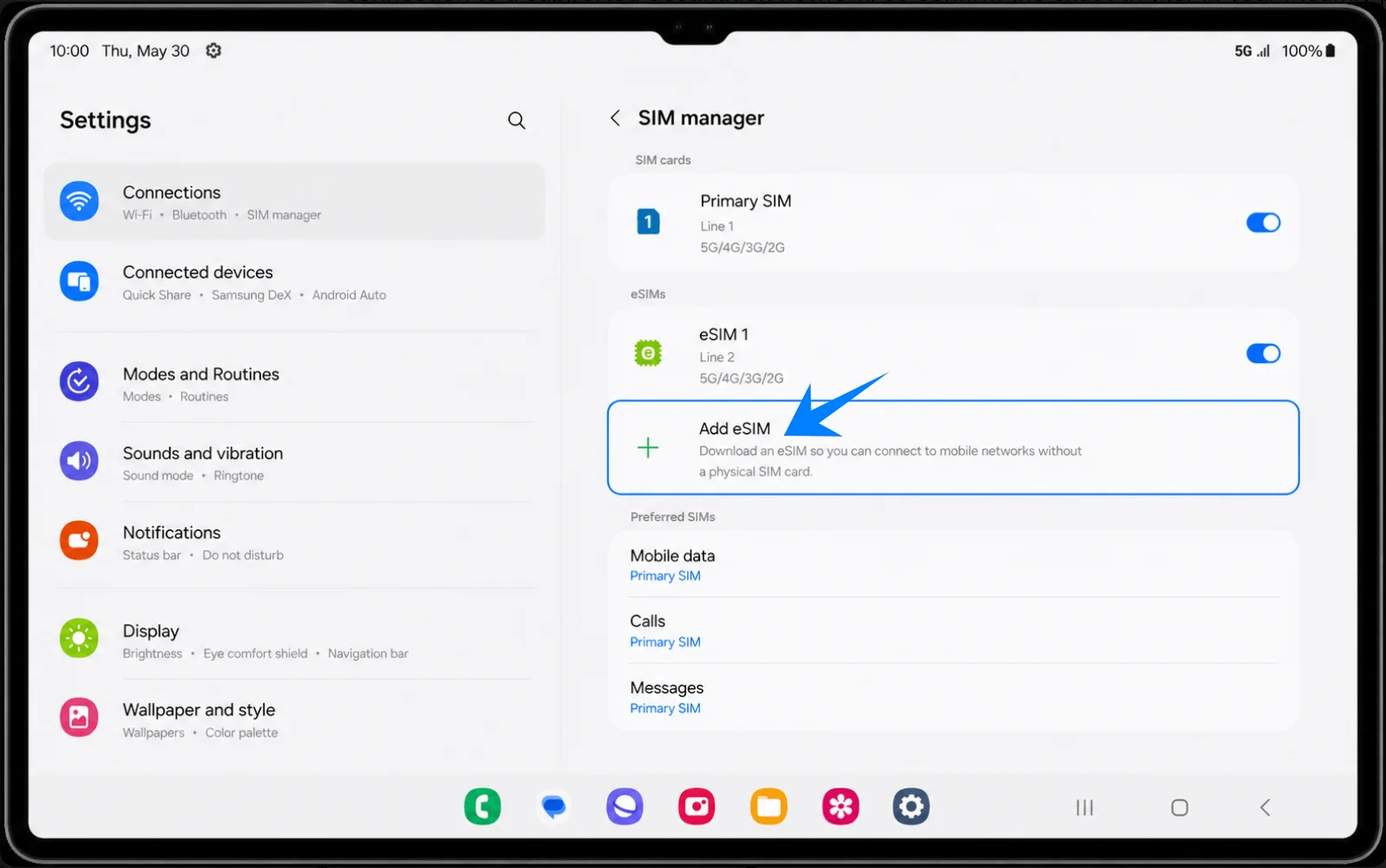 Add eSIM S9 Ultra