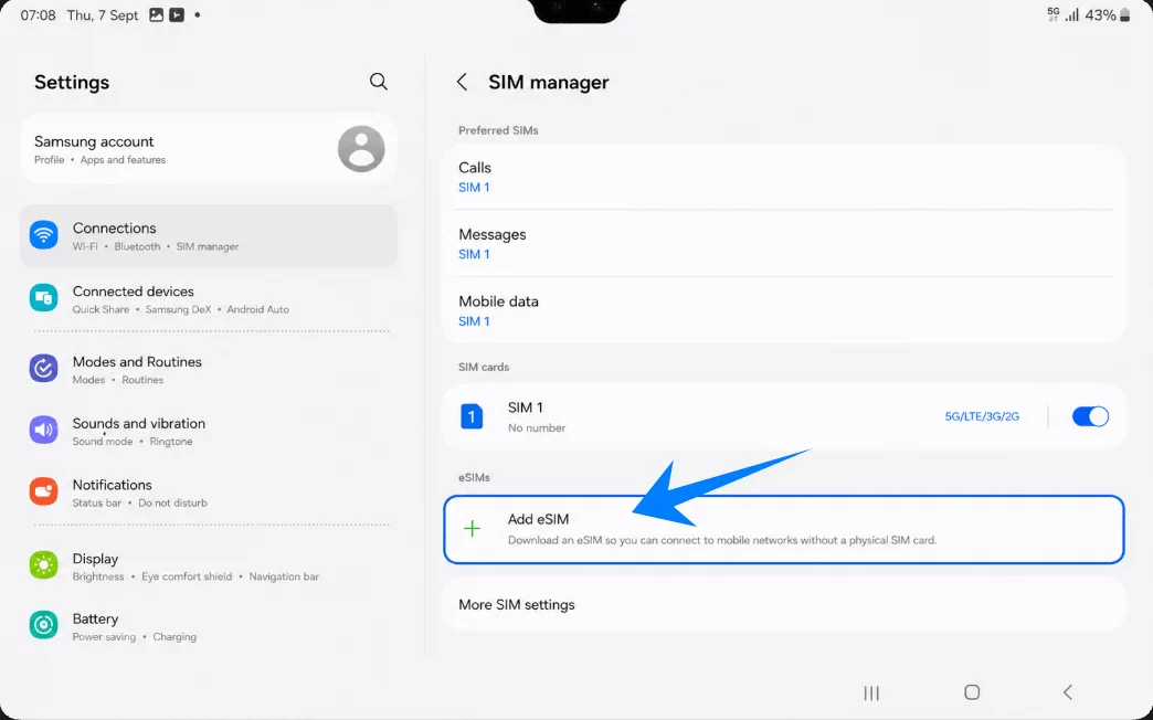 Add eSIM S9 Plus Add eSIM S9 Plus