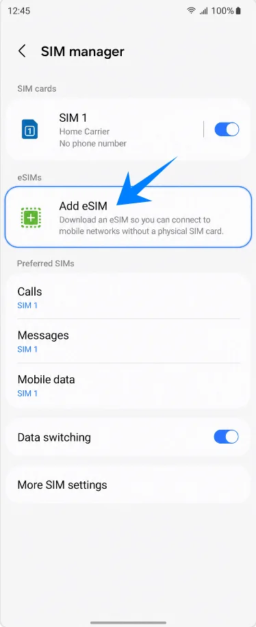 Add eSIM Z Flip3 Add eSIM Z Flip3