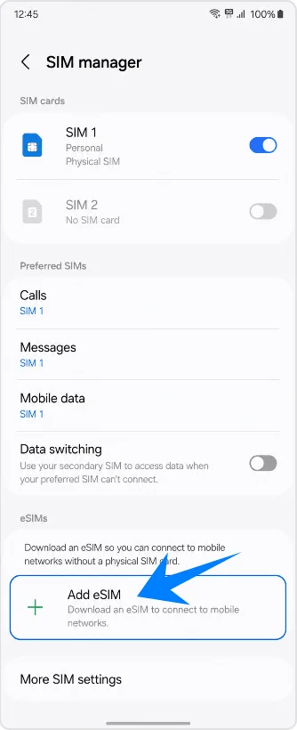 Add eSIM Z Flip6 Add eSIM Z Flip6