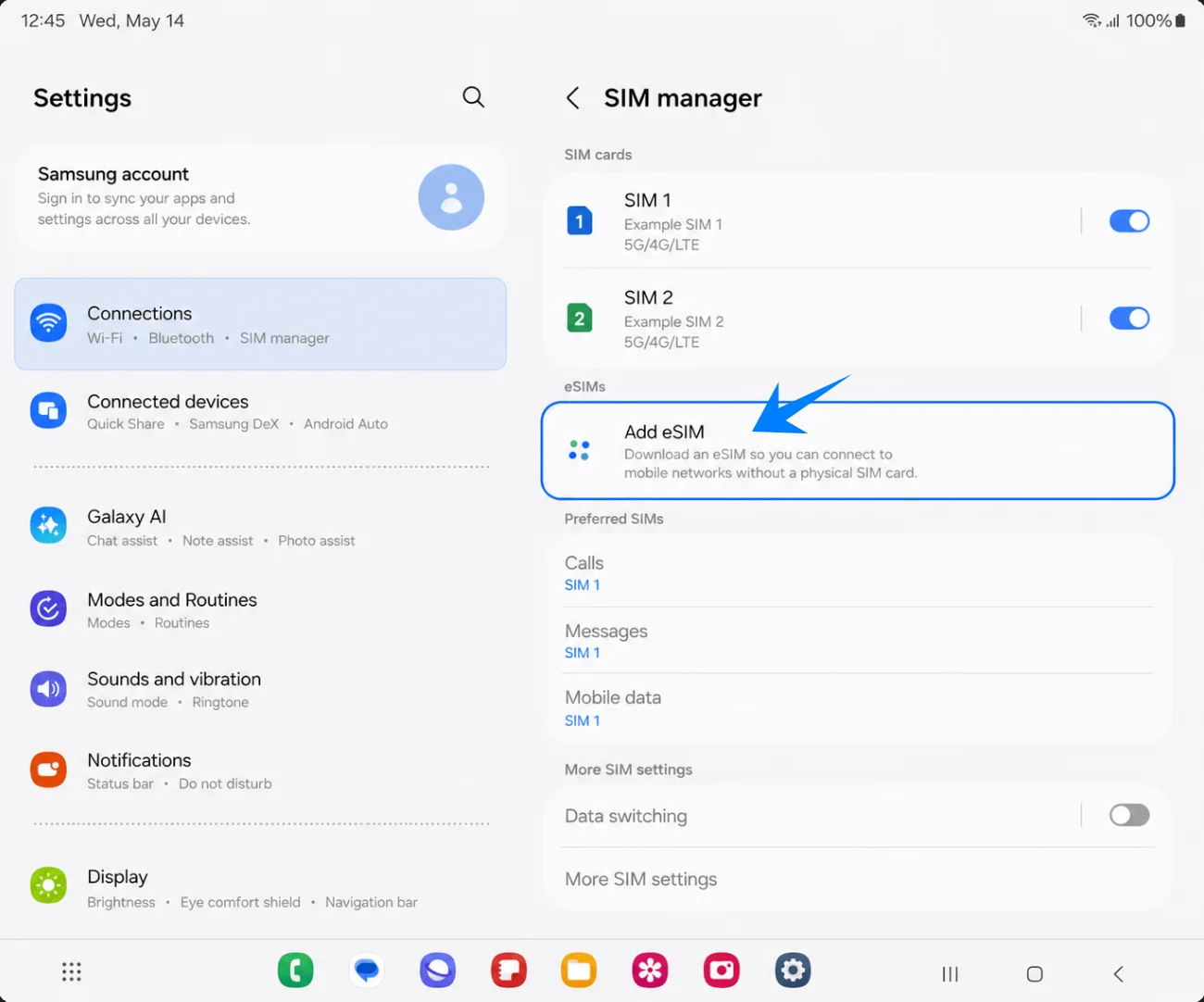 Add eSIM Z Fold4