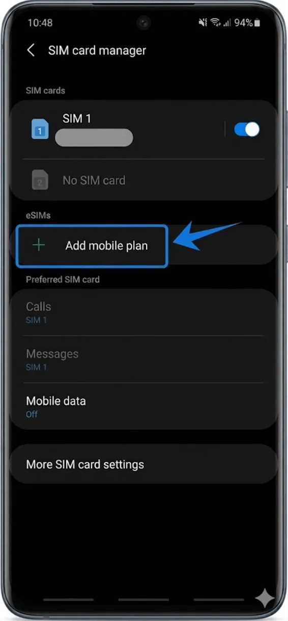 Add Mobile Plan S20 Ultra