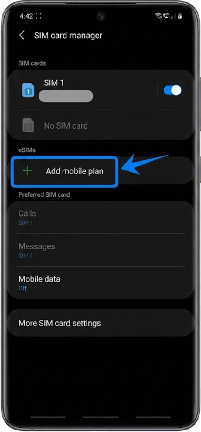 Add Mobile Plan S20 Plus
