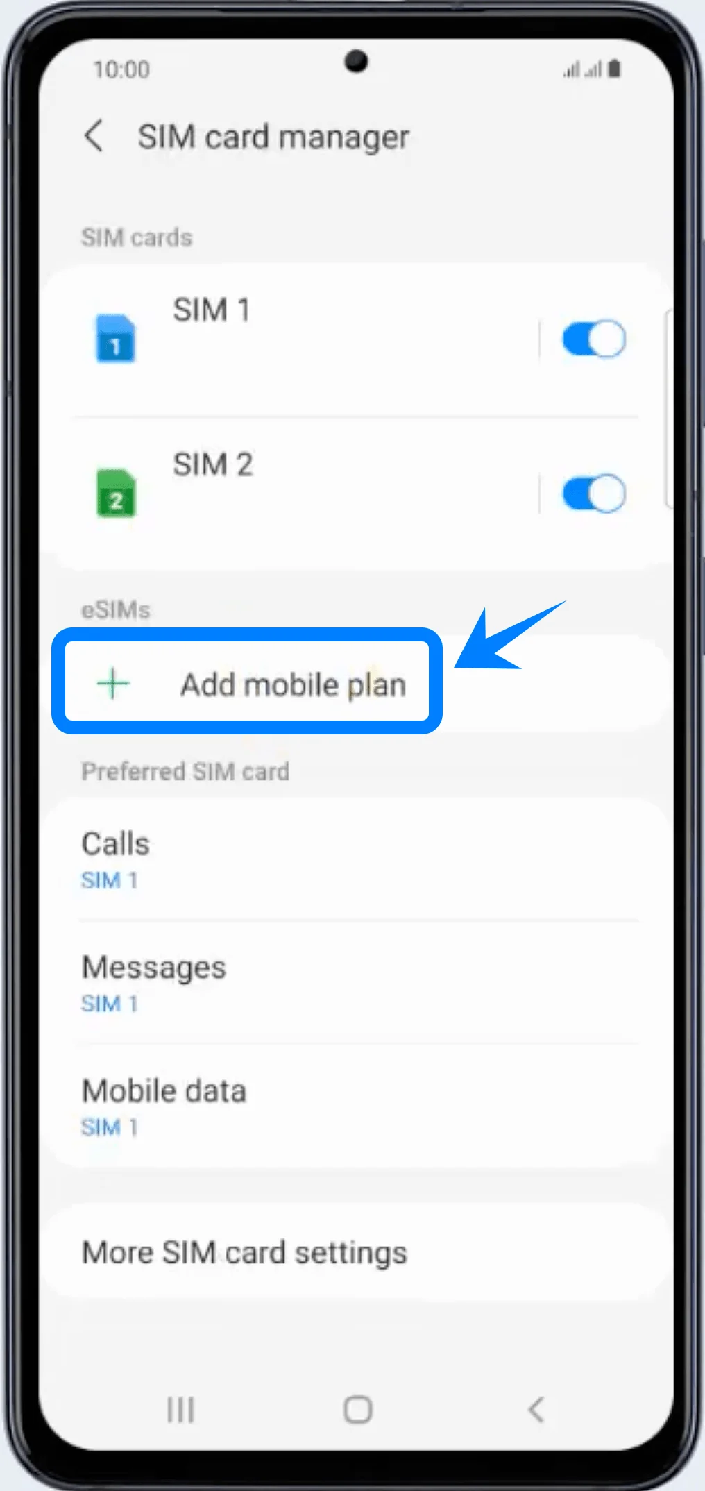 Add Mobile Plan S21 Add Mobile Plan S21