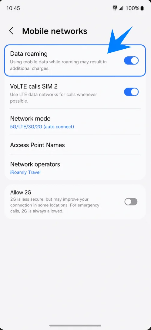 Data Roaming A17 Data Roaming A17