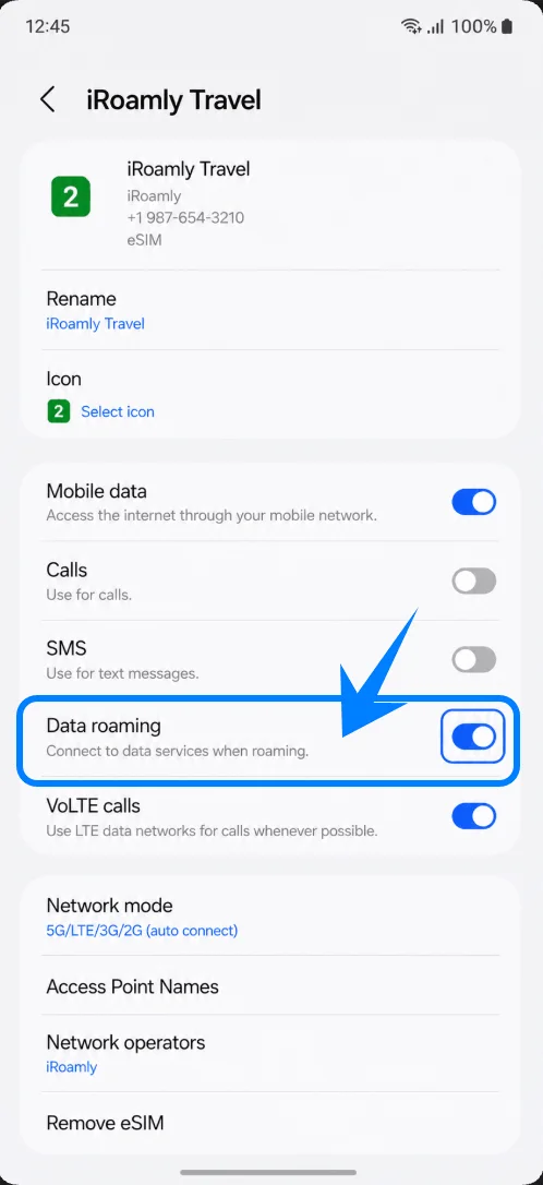 Data Roaming A35 Data Roaming A35