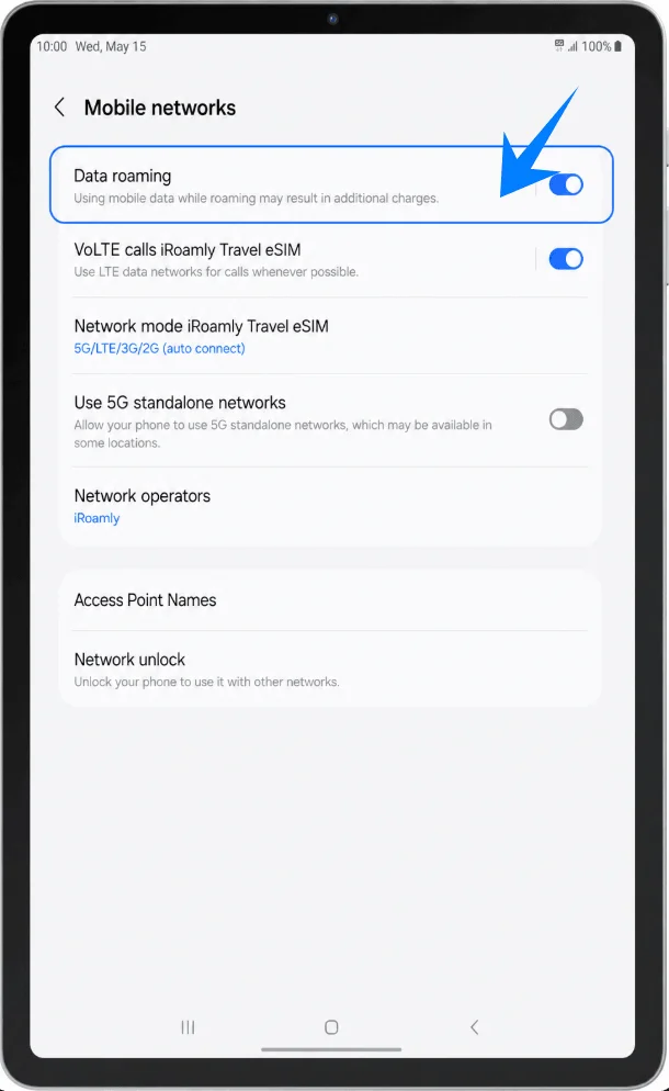Data Roaming S9 FE Plus Data Roaming S9 FE Plus