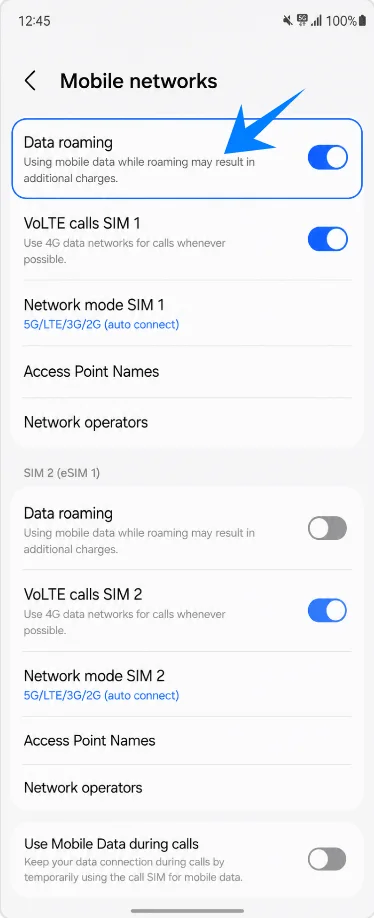 Data Roaming Z Flip3 Data Roaming Z Flip3