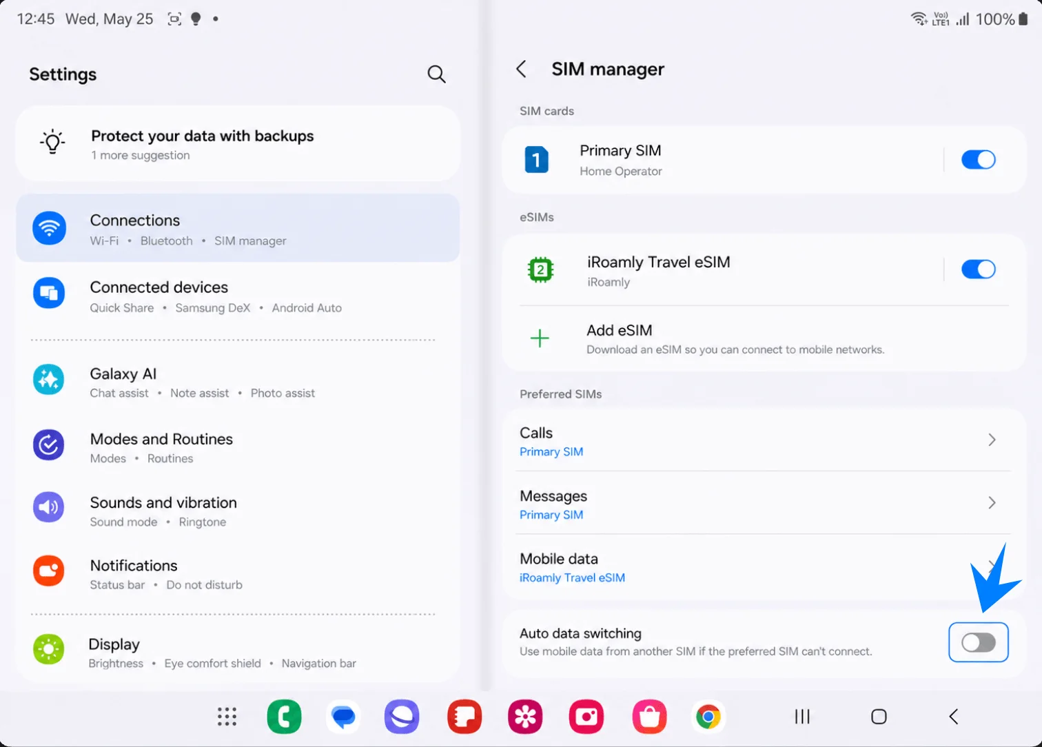 Data Switching Fold