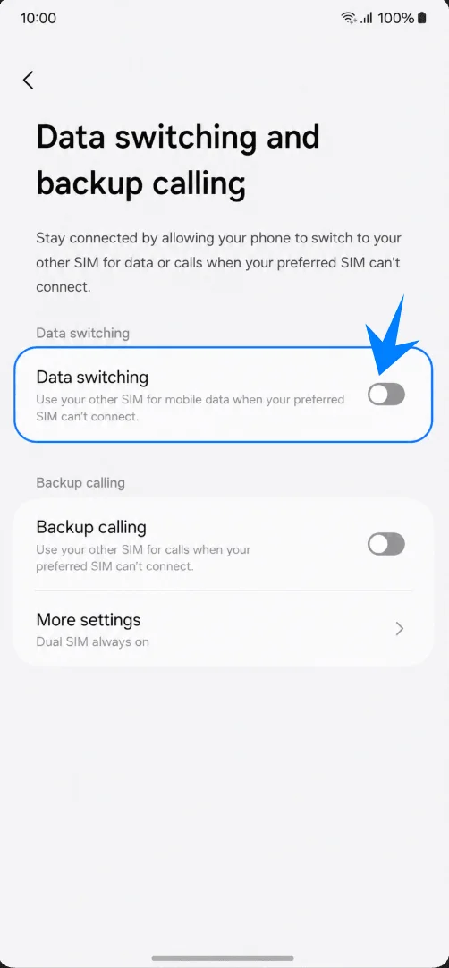 Data Switching Note 20 Ultra