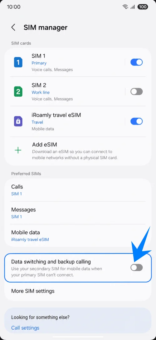 Data Switching S25 Ultra