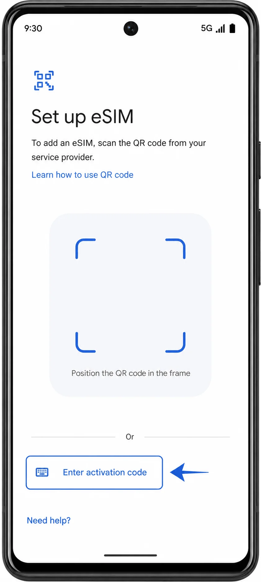Enter Activation Code 6