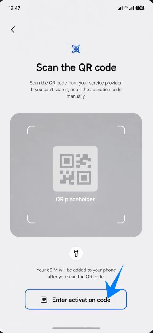 Enter Activation Code A56