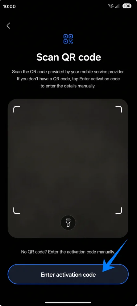 Enter Activation Code Note20