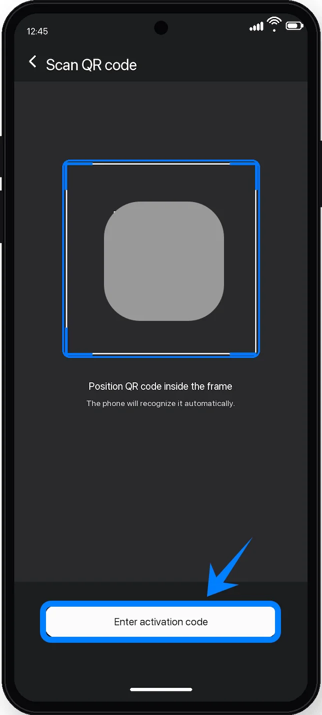 Enter Activation Code S21 Ultra