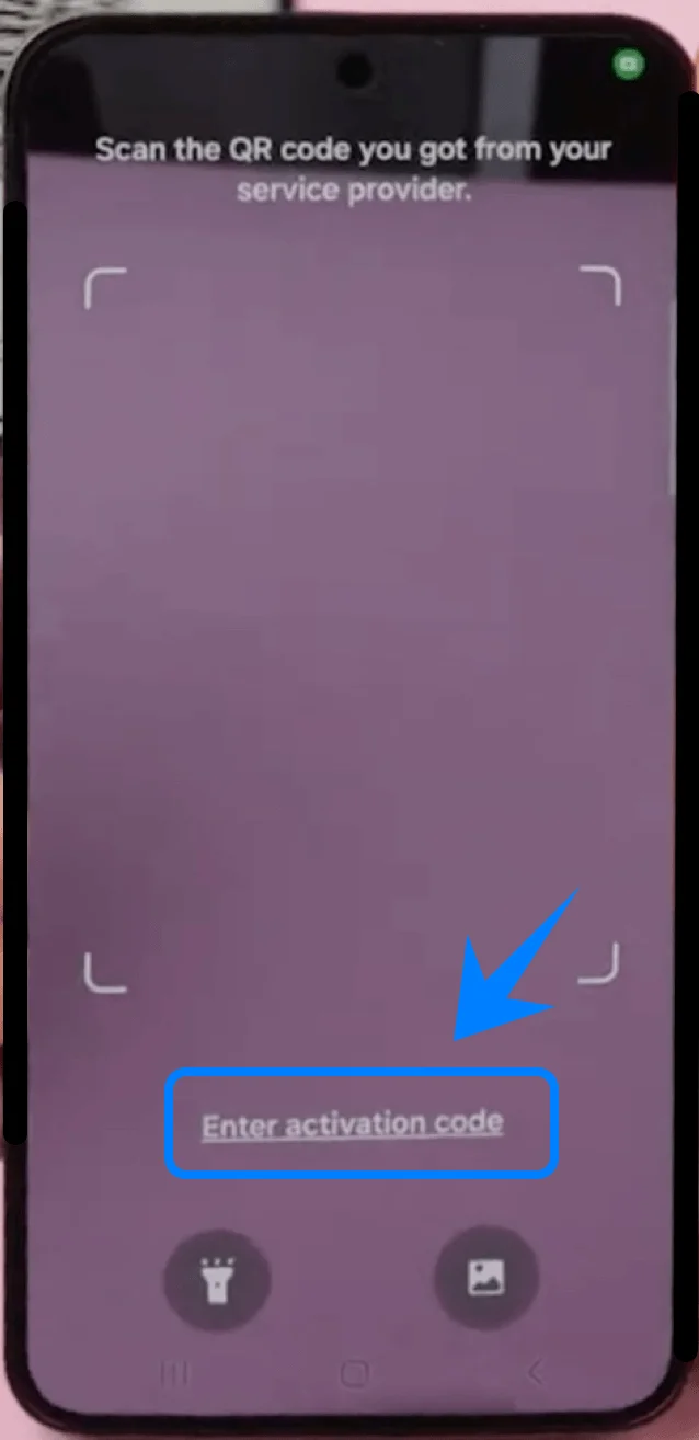 Enter Activation Code S23