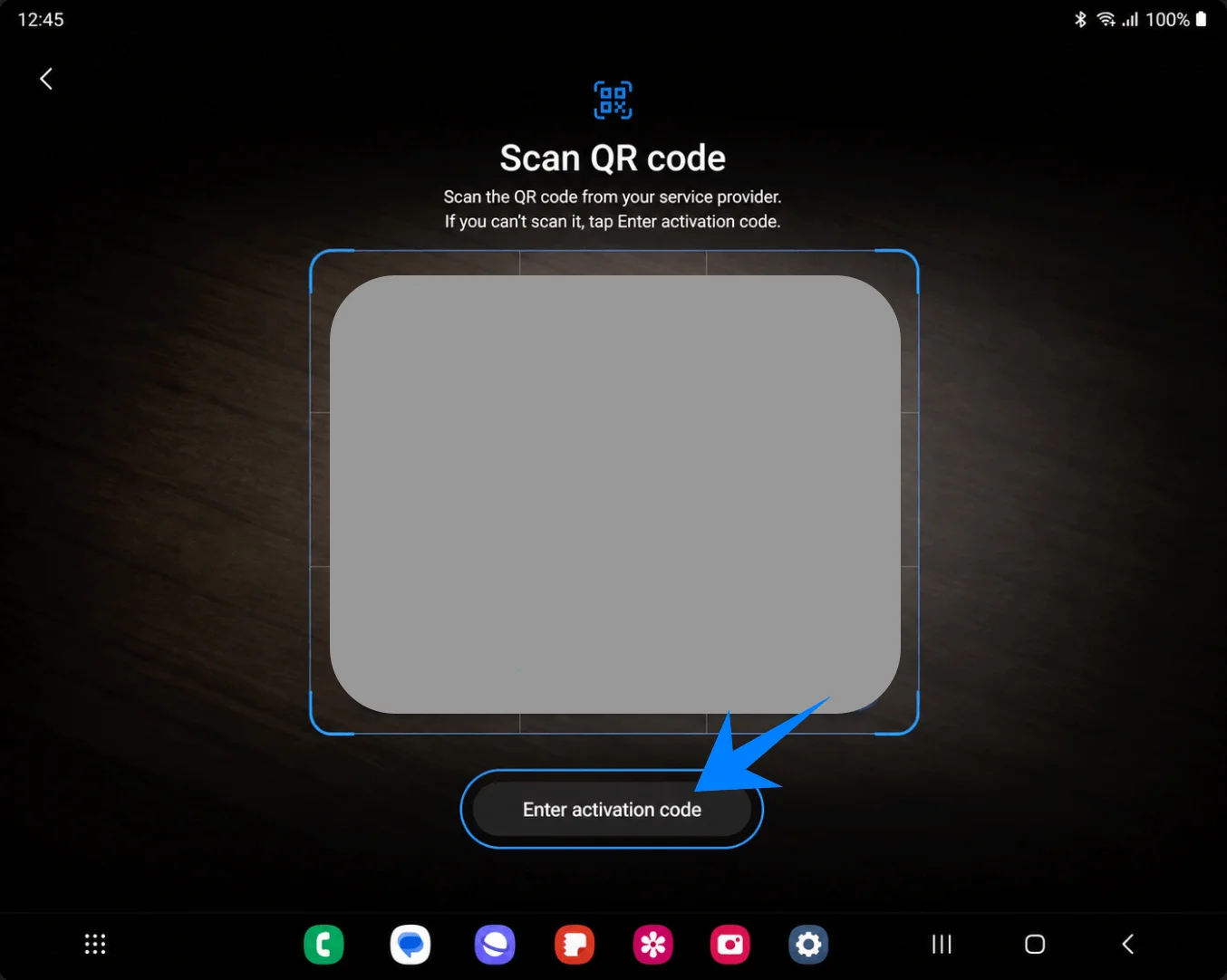 Enter Activation Code Z Fold2