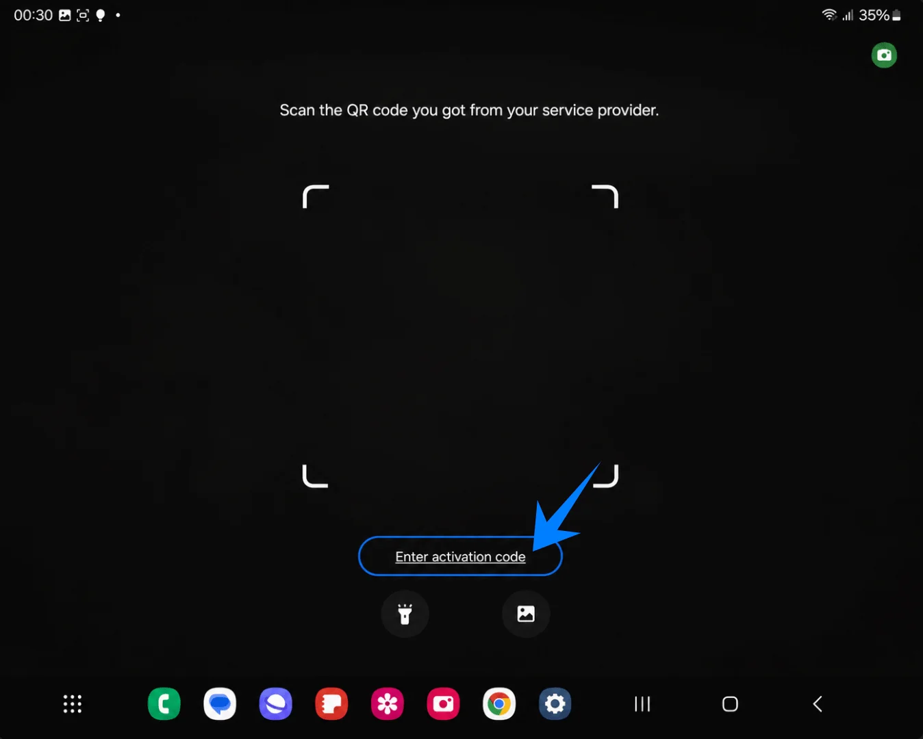 Enter Activation Code Z Fold3