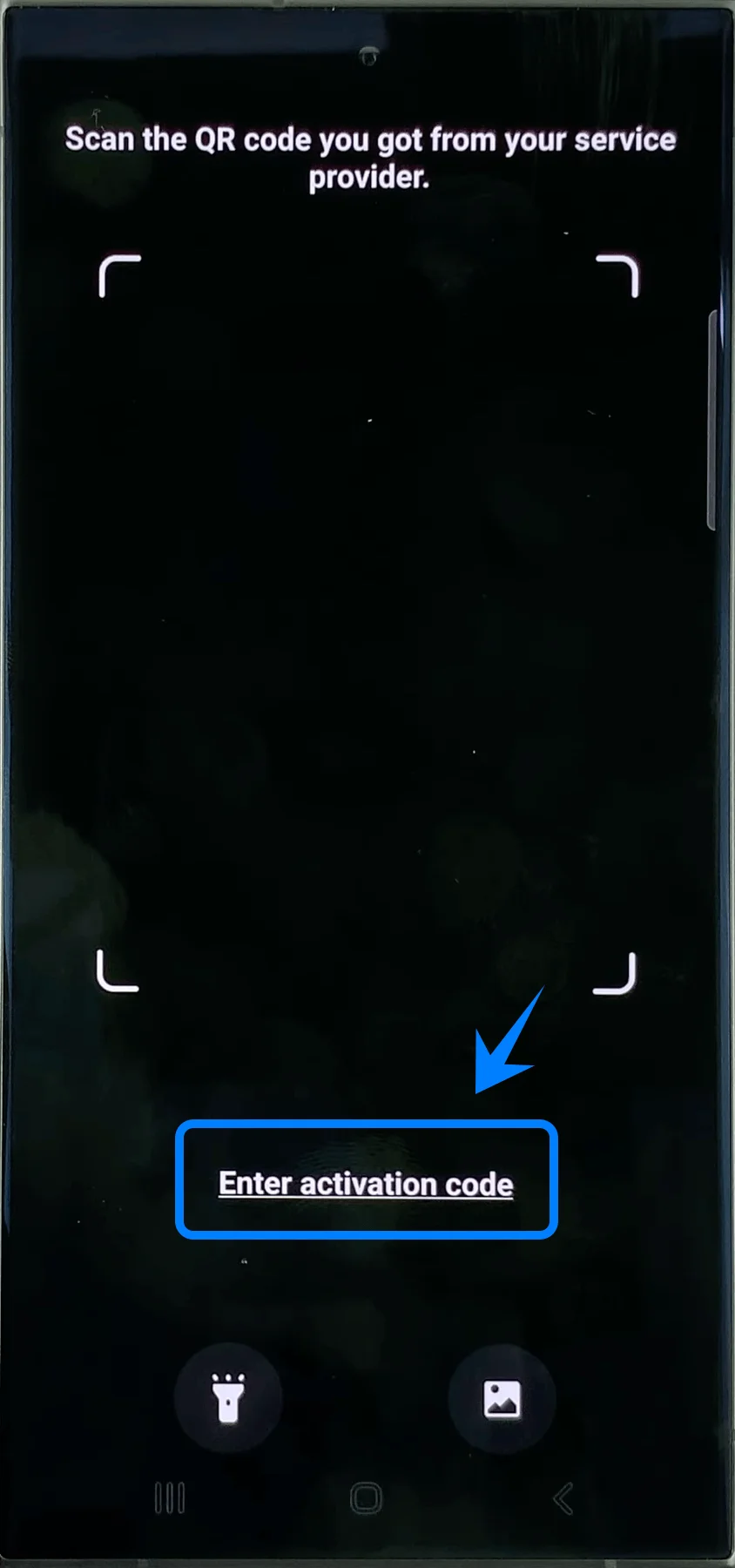 Enter Activation S24 Ultra