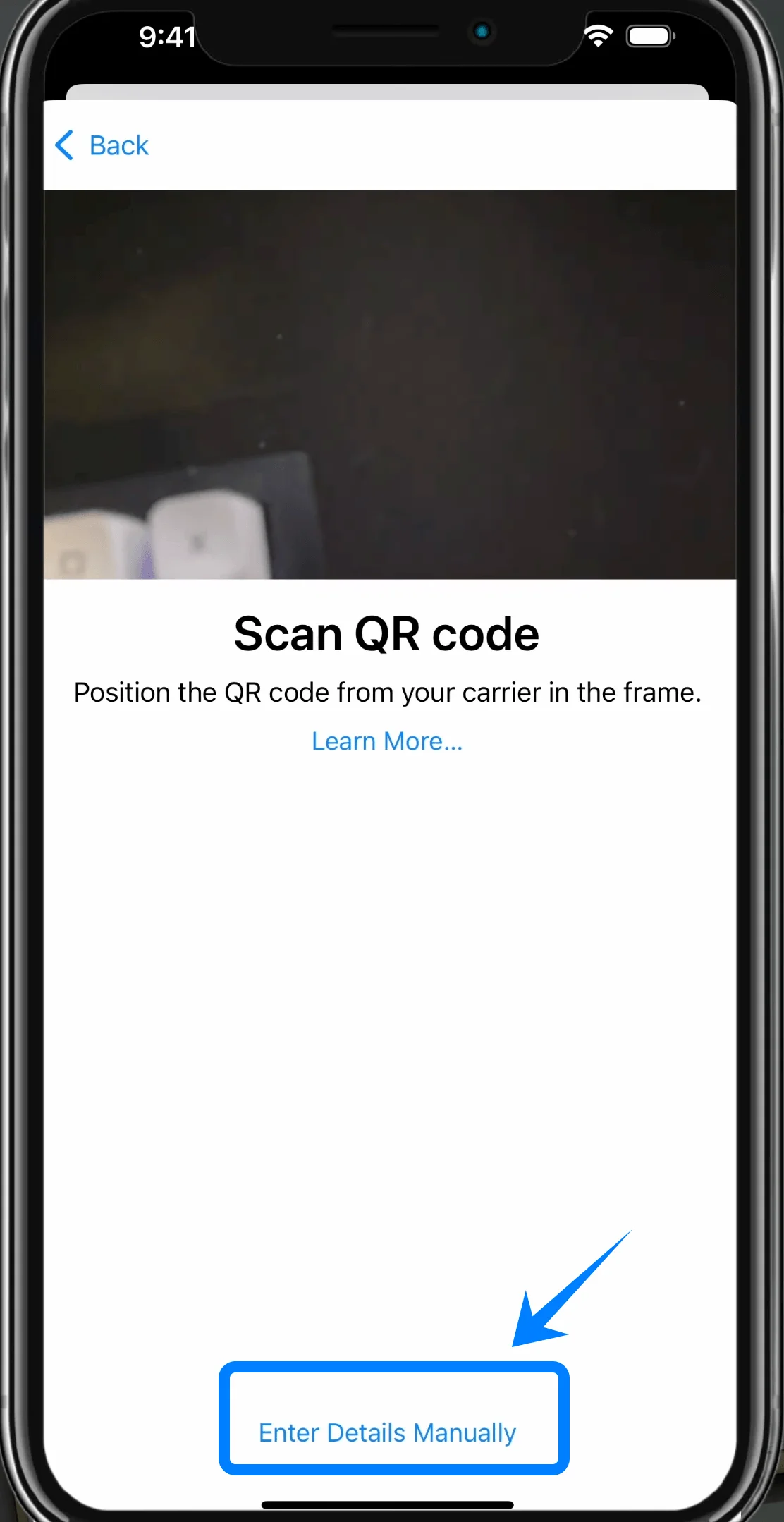 Enter Details Manually 11