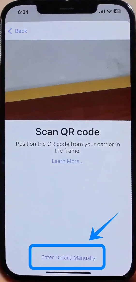 Enter Details Manually 12