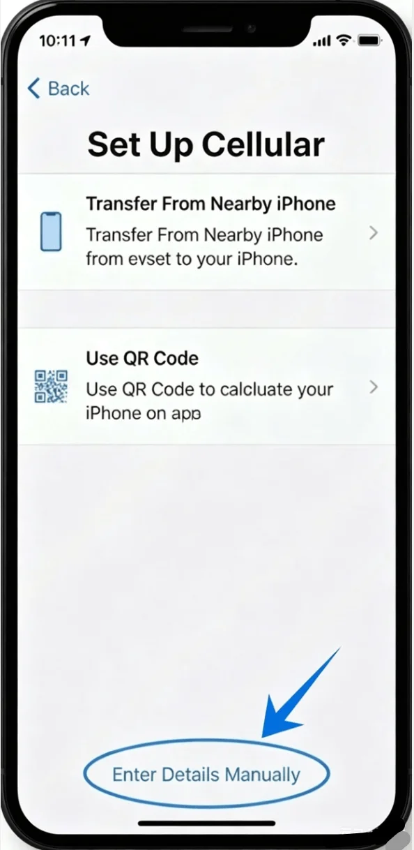Enter Details Manually 12 Mini