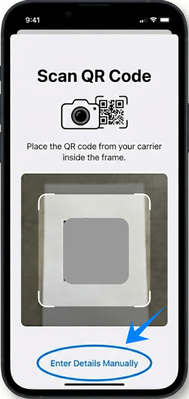 Enter Details Manually 13 Mini