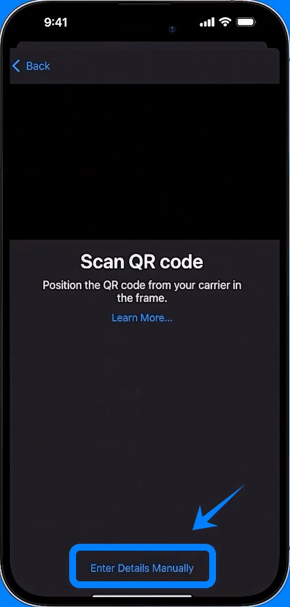Enter Details Manually 14