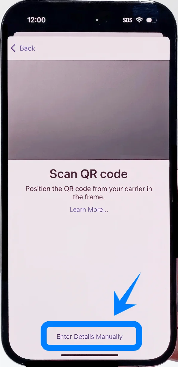 Enter Details Manually 14 PM