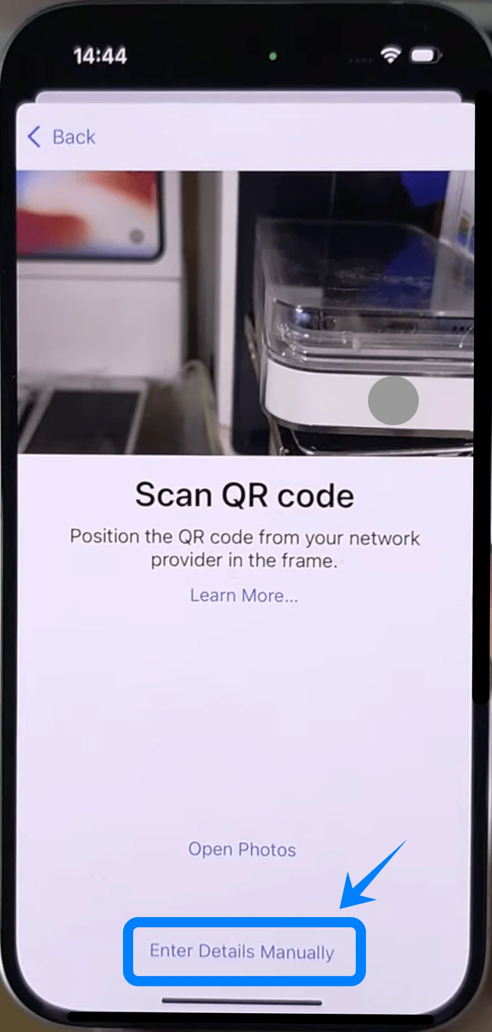 Enter Details Manually 15
