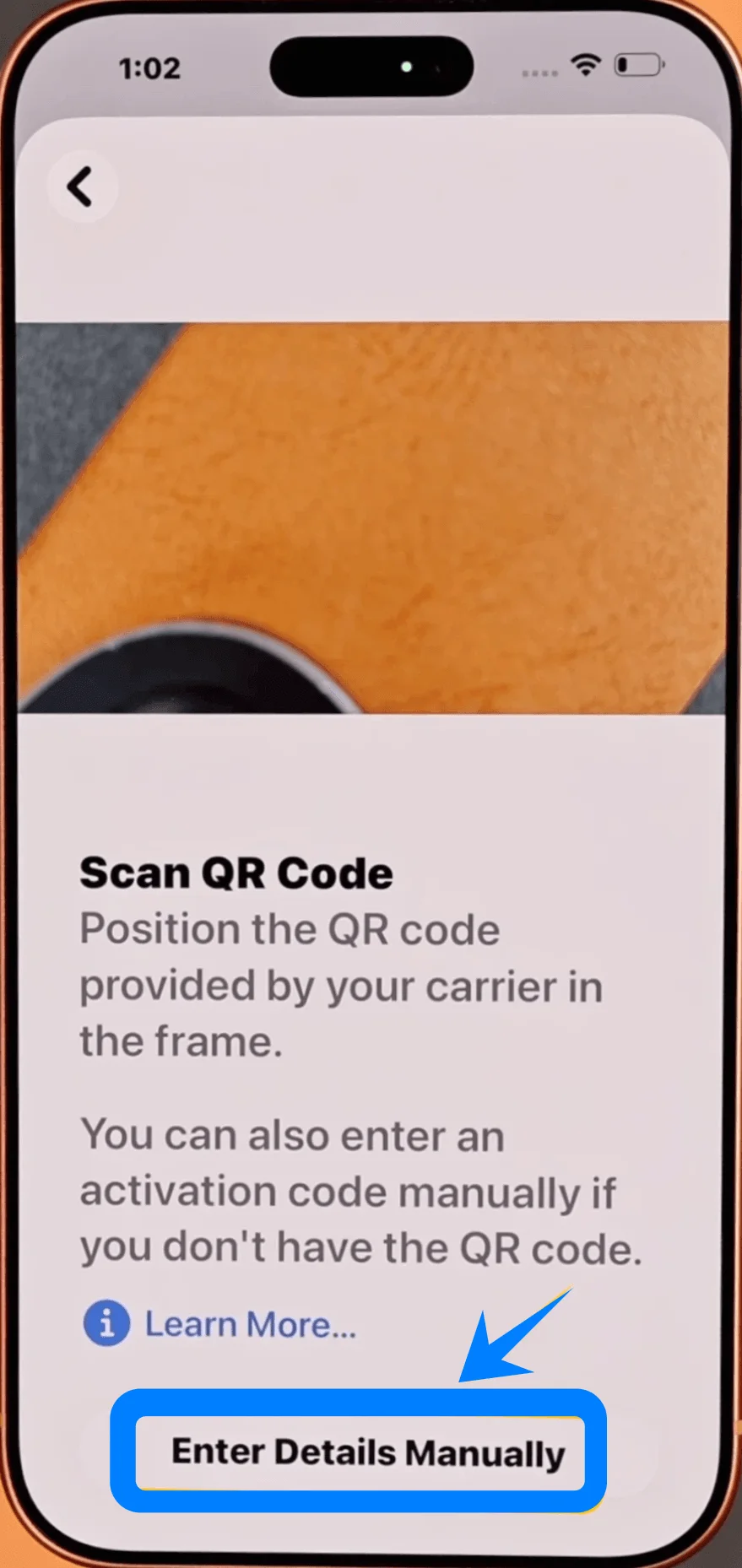 Enter Details Manually 17 PM