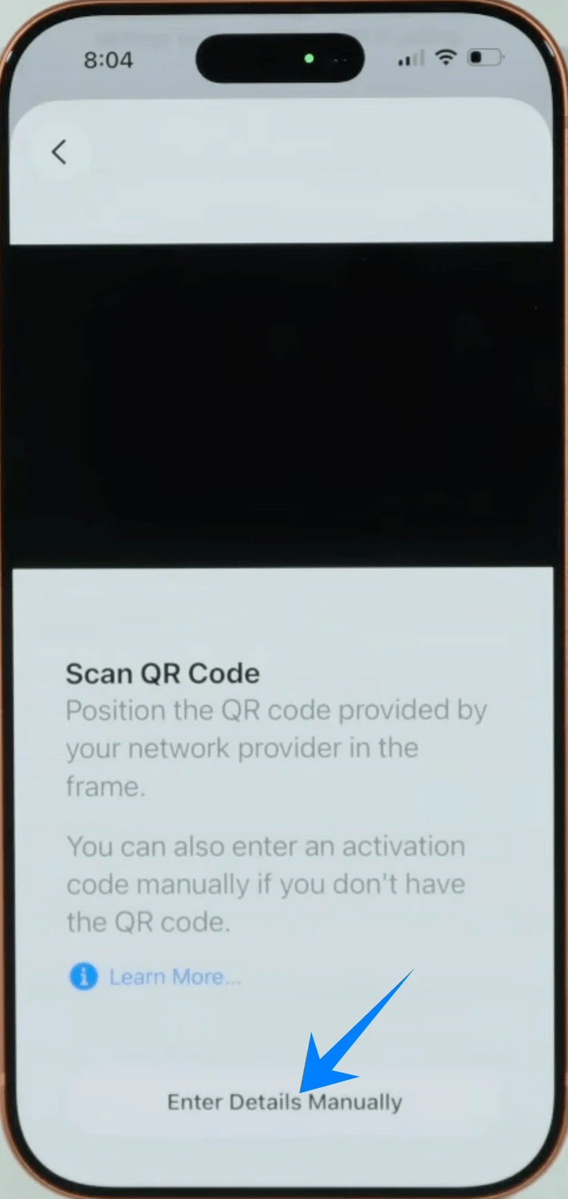 Enter Details Manually 17 Pro