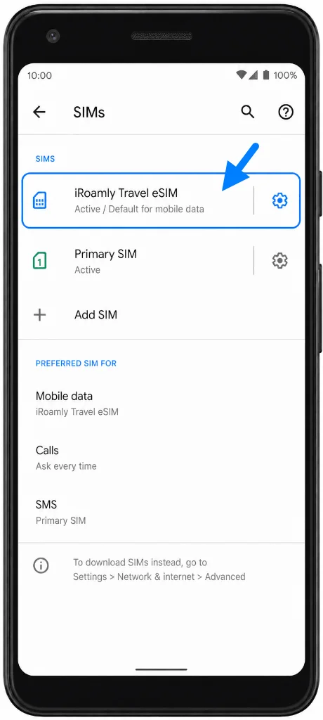eSIM Is Installed 2 XL