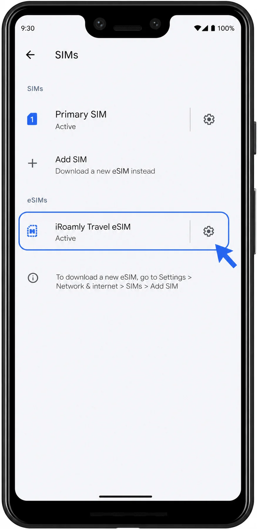 eSIM Is Installed 3 XL