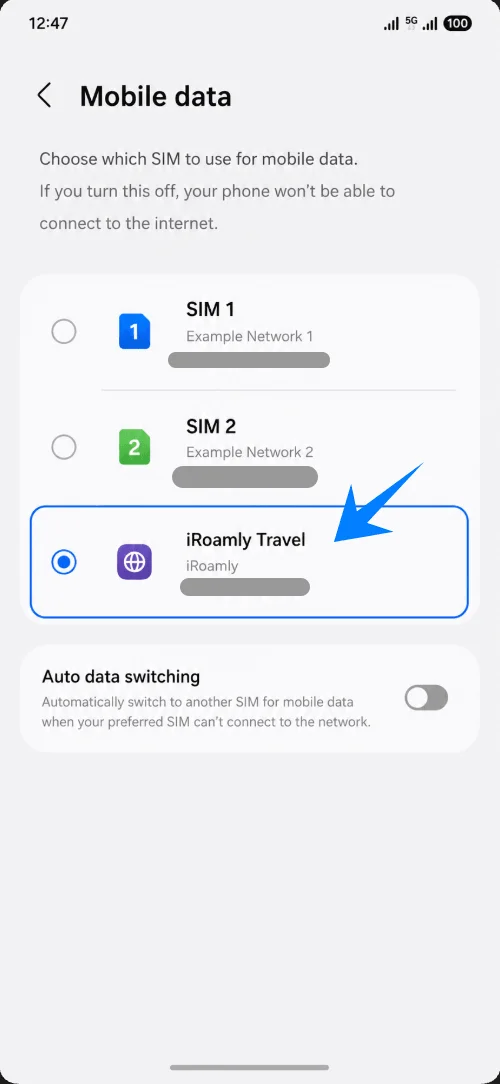 Mobile Data A56