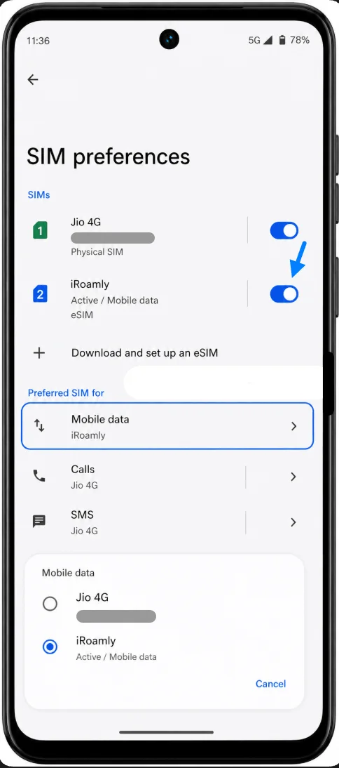 Mobile Data G53
