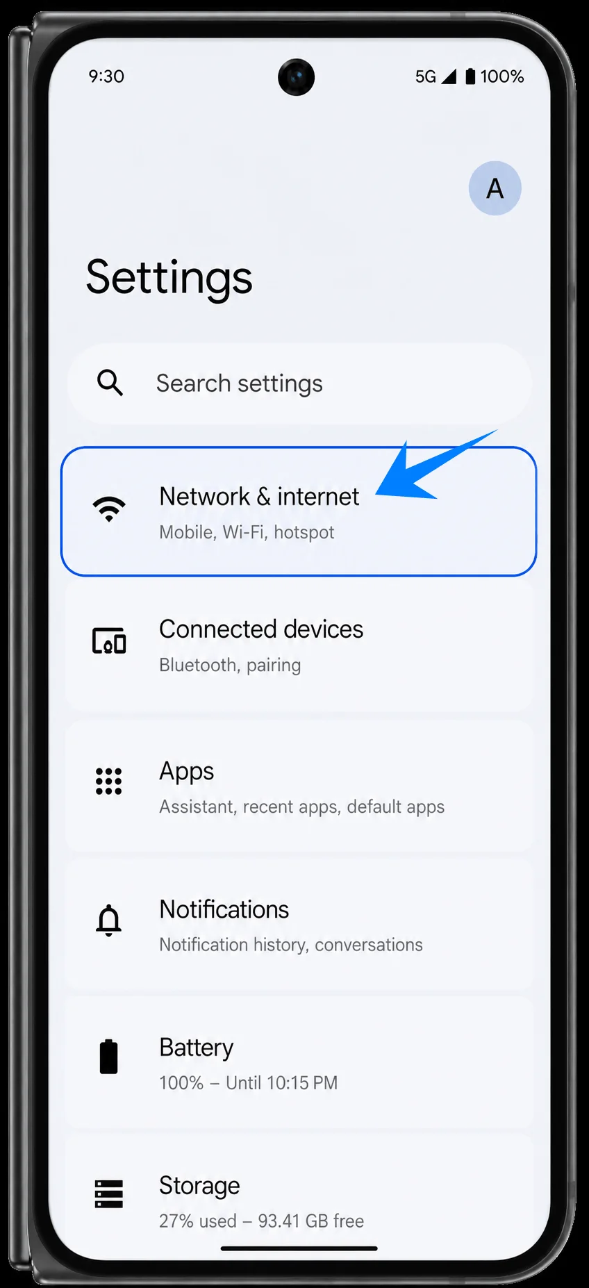 Network and Internet Pixel 10 Pro Fold