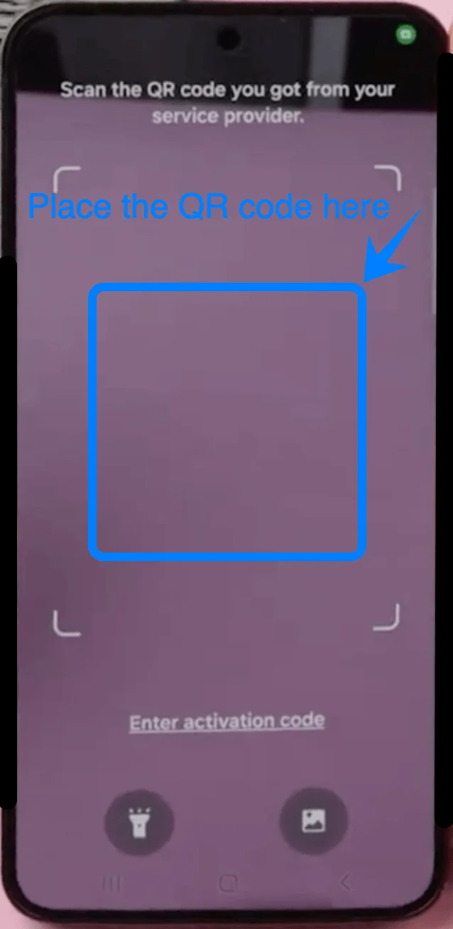 Place QR Code S23