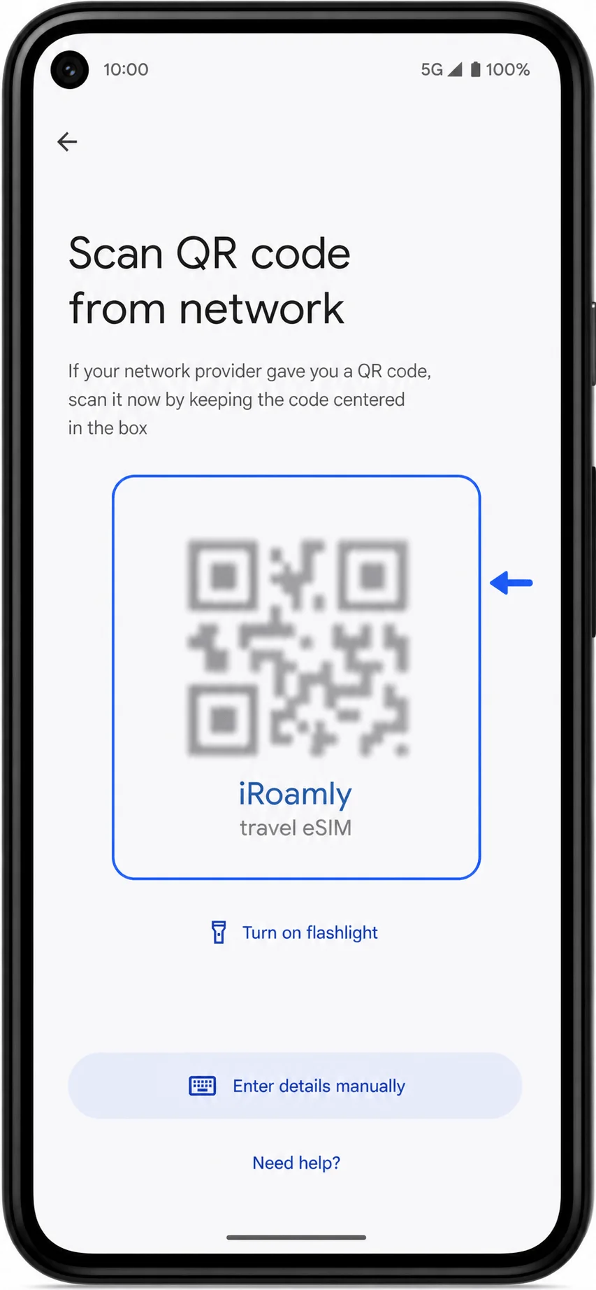 Place the QR Code 5