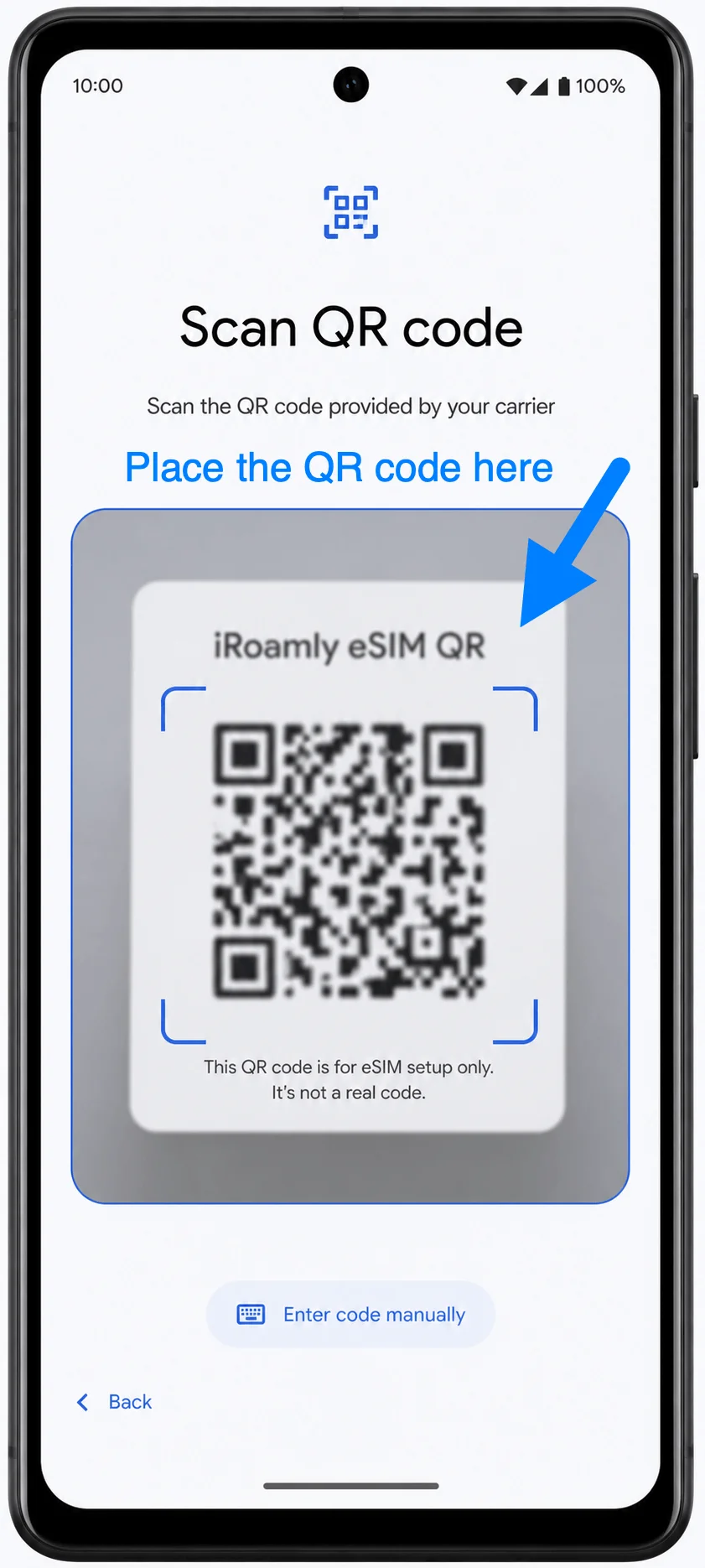 Place the QR Code 6a