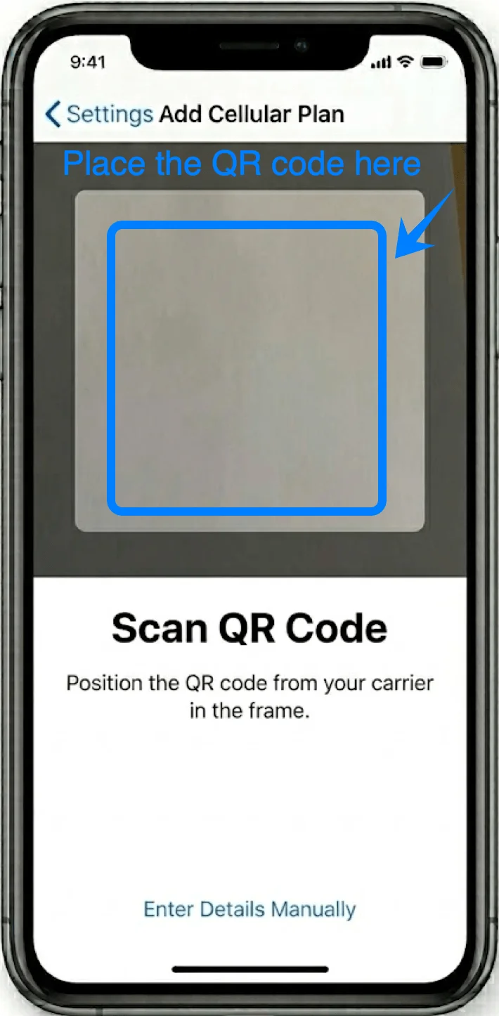 Place the QR Code Here 11 Pro
